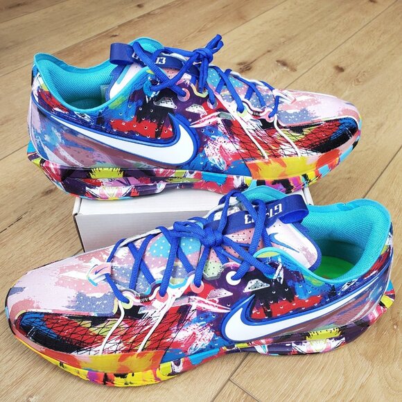 Nike Air Zoom GT Cut 3 Mens Sneakers Jewell Loyd Paint Size 18 IF2523-100 Collab main image 9